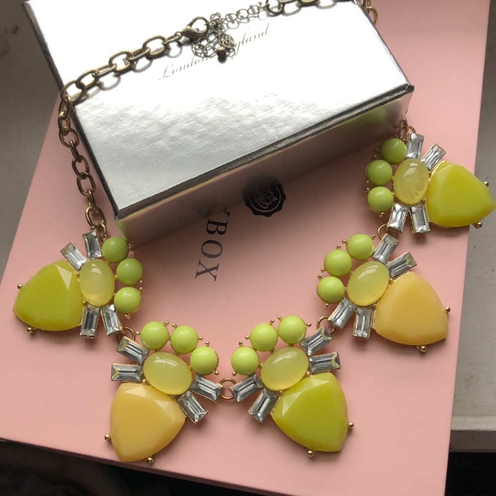Gorgeous Yellow Statement Necklace